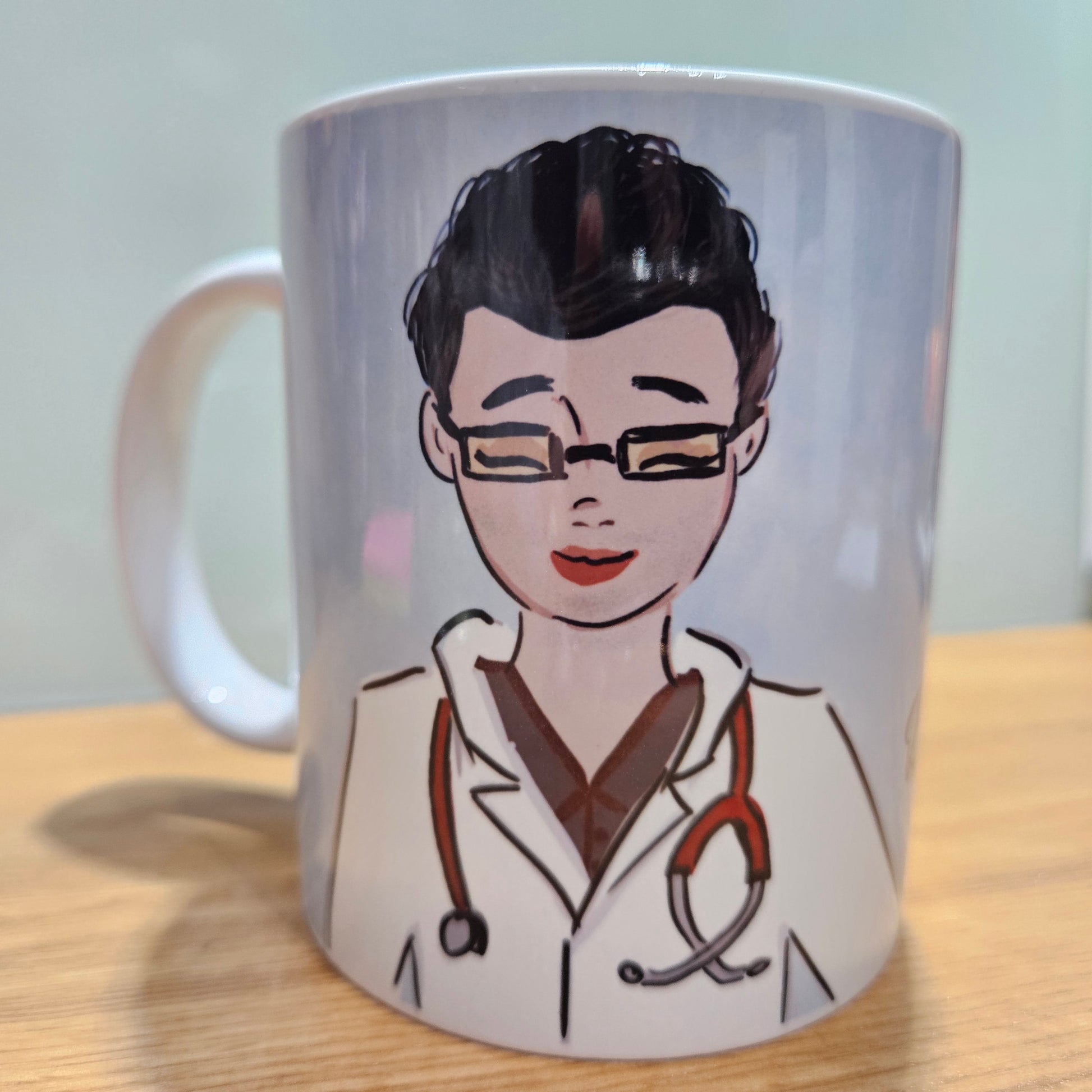personalizirana šalica za medicinsku sestru, poklon za djecu, žene, suprugu, šalica s printom po želji, vila, poklon zahvalnosti, medicinske sestre