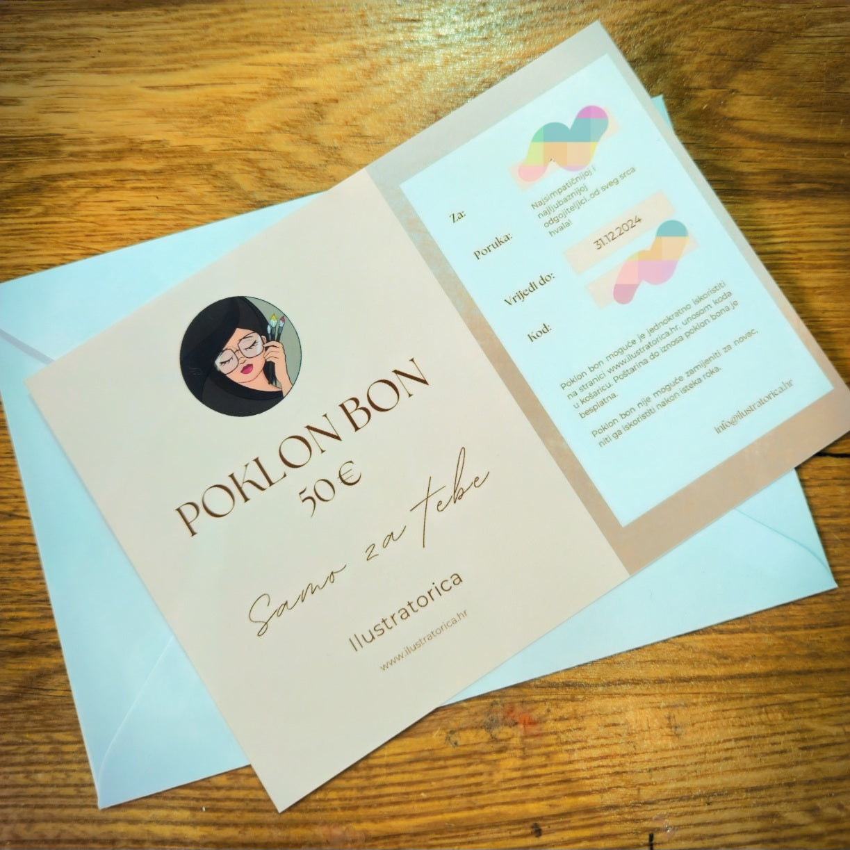 Poklon bon ilustratorica oslikane kute personalizirane unikati poklon za tetu odgojiteljicu odgojitelje odgajatelje