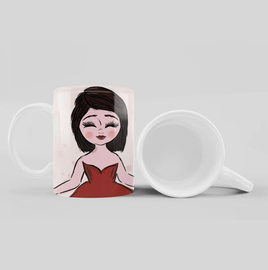 personalizirana šalica, poklon za djecu, žene, suprugu, šalica s printom po želji, vila