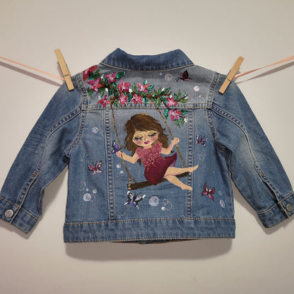 Personalizirani pokloni za djecu, personalizirani pokloni za bebe, jakne za djecu, jakne za djevojčice, personalizirana jakna, oslikana jakna personalizirani pokloni za djevojčice, unikatni pokloni za djecu