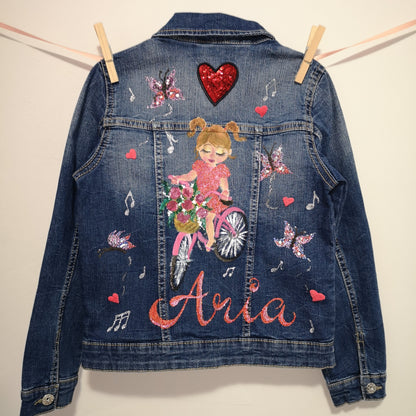 Personalizirani pokloni za djecu, personalizirani pokloni za bebe, jakne za djecu, jakne za djevojčice, personalizirana jakna, oslikana jakna personalizirani pokloni za djevojčice, unikatni pokloni za djecu