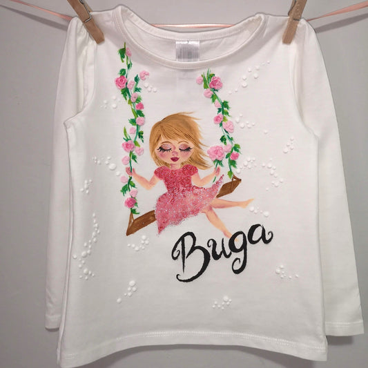personalizirani pokloni za djecu, ručno oslikana personalizirana dječja majica unikat unikatni pokloni za djecu, personalizirani poklon za bebe, majica s motivom po želji, pokloni za djevojčice i dječake, personalizirani pokloni za bebe, personalizirani pokloni za djecu