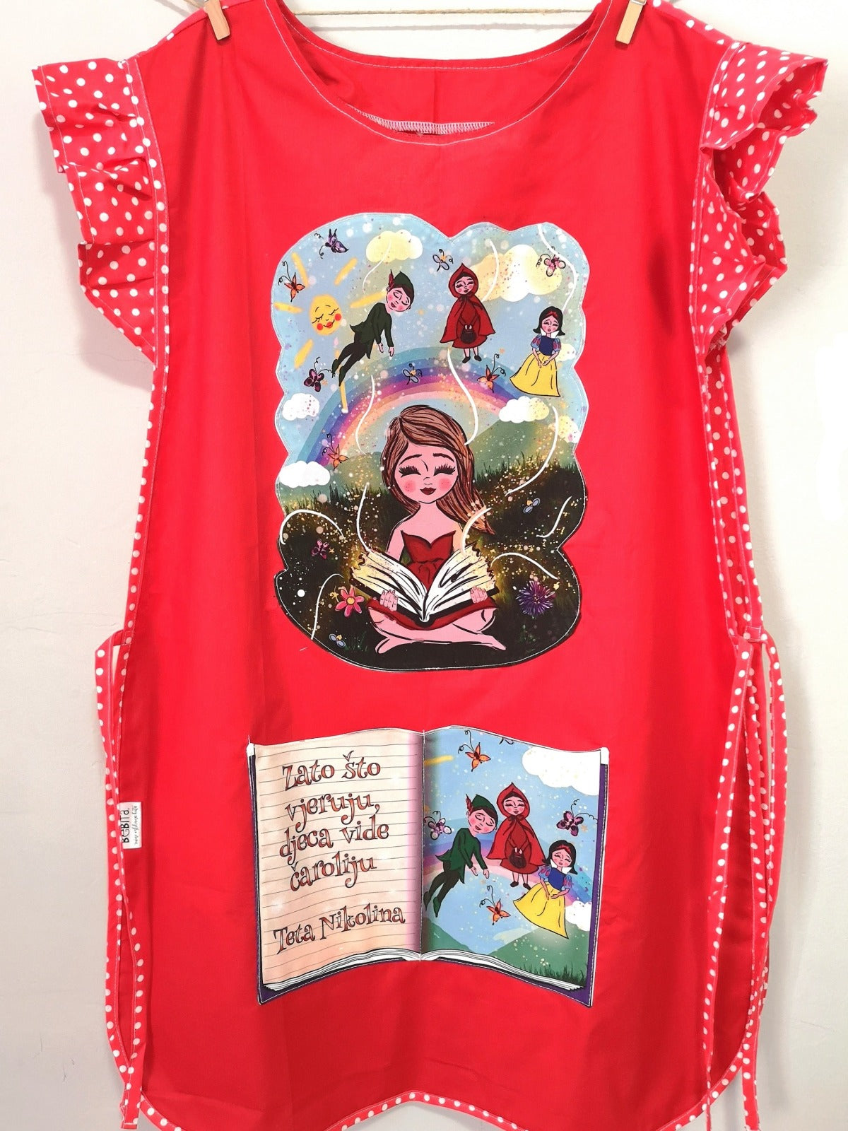 personalizirane pregače s printom pregača kuta za vrtić kute za s tiskom, pokloni za tete u vrtiću, kute s crtežom, personalizirane kute, personalizirane pregače, kute s ilustracijom, poklon za tete u vrtiću, kute za vrtić