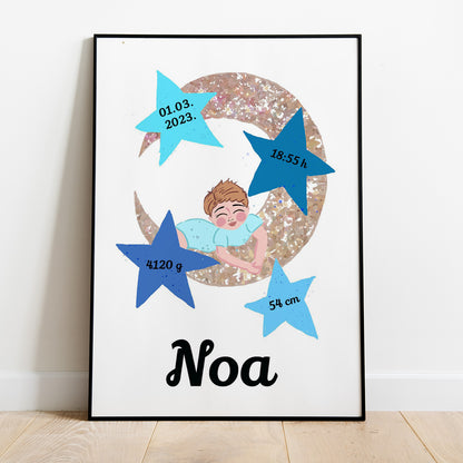 personalizirani poster za rođenje