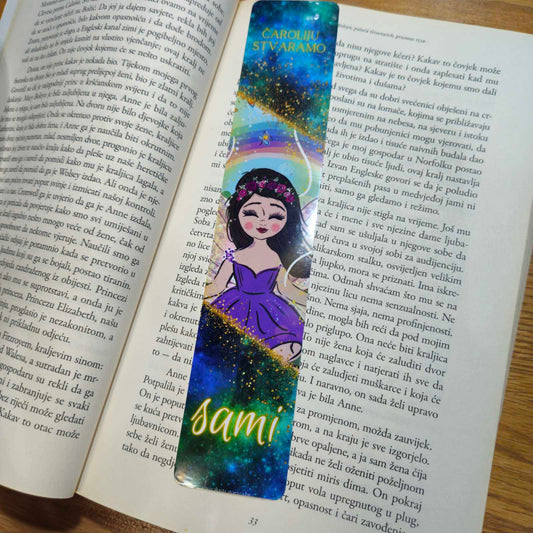 bookmark, označivač stranica, personalizirani, straničnik, knjižara, knjige, čitajmo zajedno, volim čitati, poklon uz knjigu