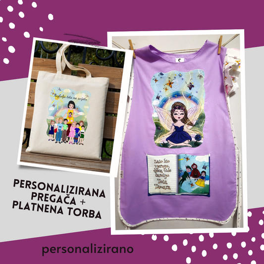 poklon za tete u vrtiću, poklon za tetu u vrtiću, personalizirane pregače s printom pregača kuta za vrtić kute za s tiskom platnena vrećica torba za shopping ideje za poklon za tete u vrtiću odgojiteljice odgajateljice