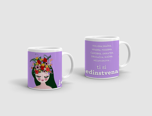 šalica za dan žena, poklon za dan žena, dan žena, ideje za poklone za dan žena. šalice s printom, šalice s natpisom.
