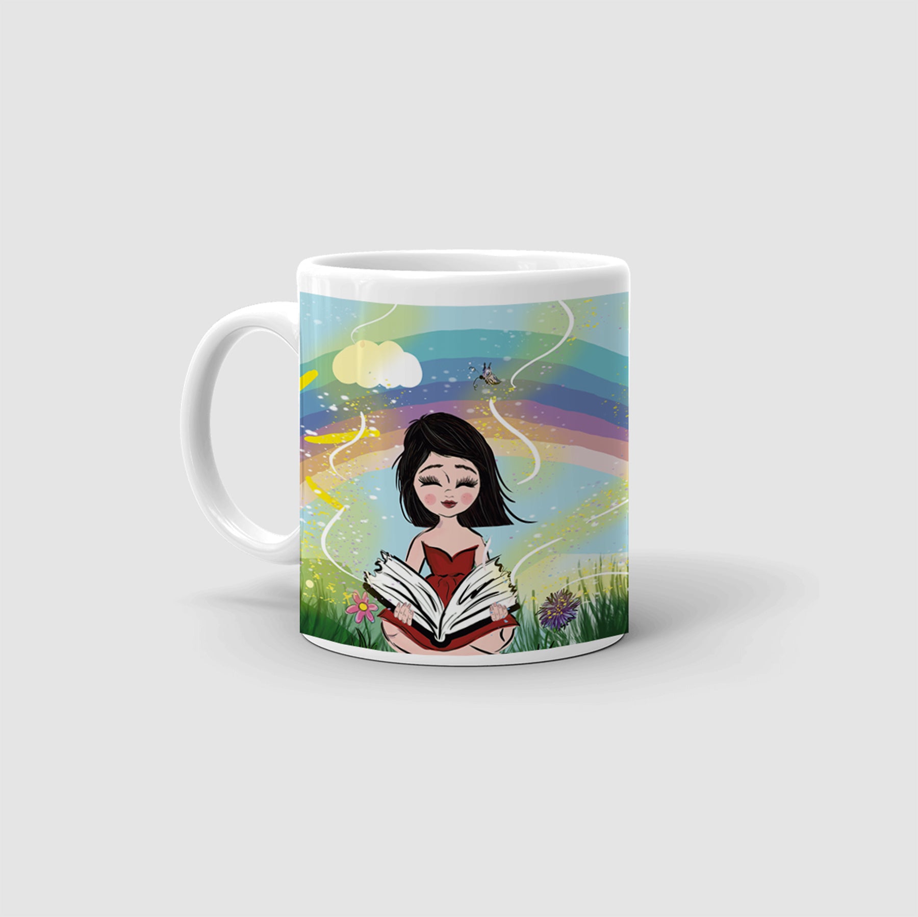 personalizirana šalica, poklon za djecu, žene, suprugu, šalica s printom po želji, vila, poklon šalica za rođendan