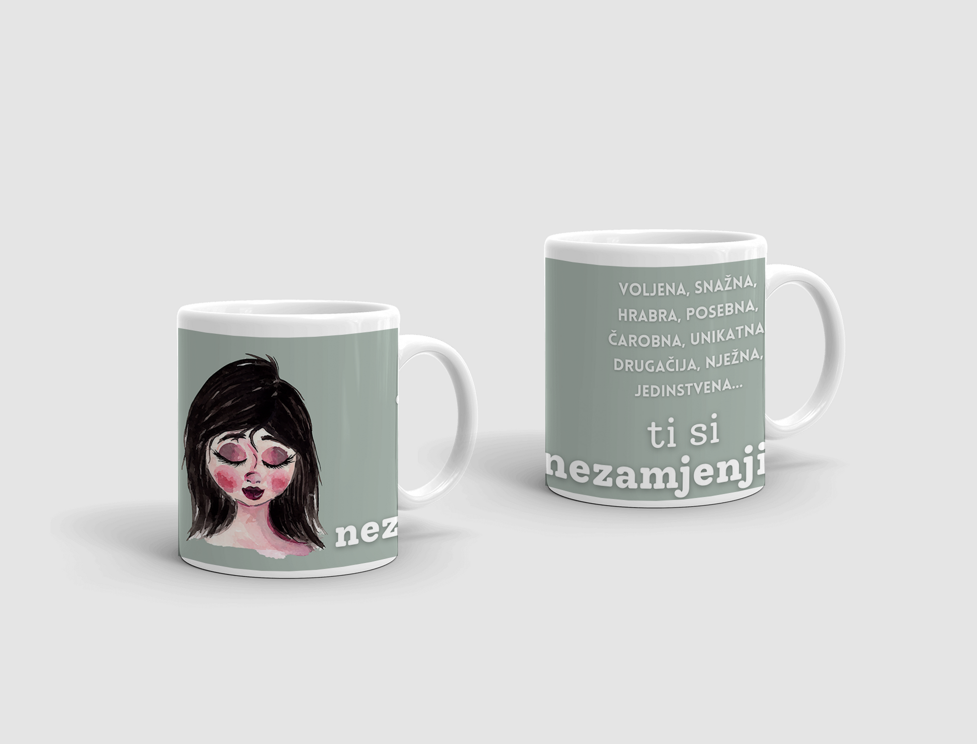šalica za dan žena, poklon za dan žena, dan žena, ideje za poklone za dan žena. šalice s printom, šalice s natpisom.