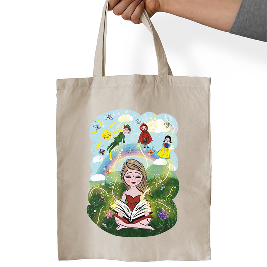 platnena vrećica s printom motivom po želji poklon za tete u vrtiću  personalizirani unikatno ideje za poklon odgojiteljicama